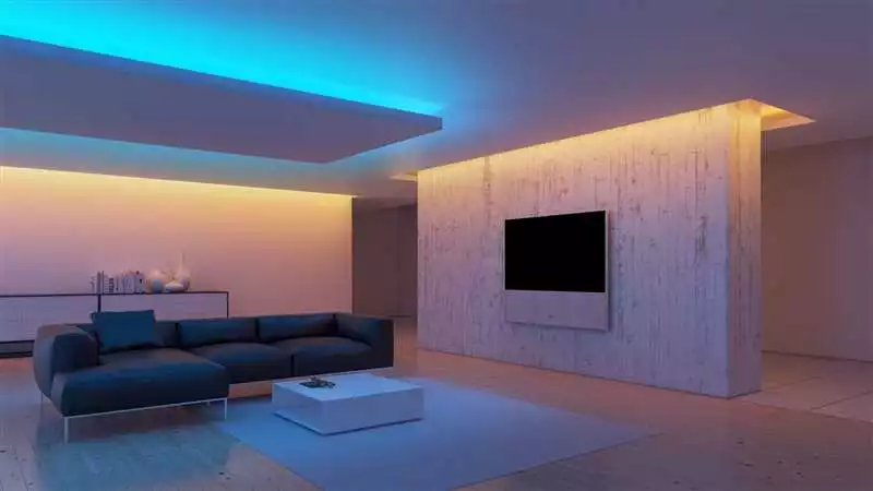 Современный дизайн квартиры с использованием светильников в местном освещении